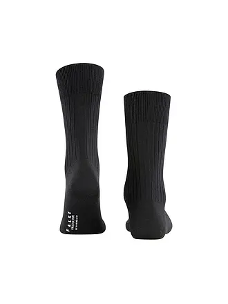 FALKE | Chaussettes BRISTOL PURE anthracite mel. | schwarz